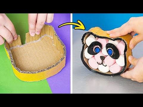 🎨 DIY CARDBOARD CREATIONS YOU’LL LOVE MAKING! 📦✂️