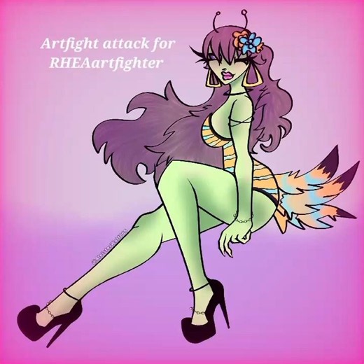 Artfight alien girl #artfight2026 #artfightattack #speedpaint