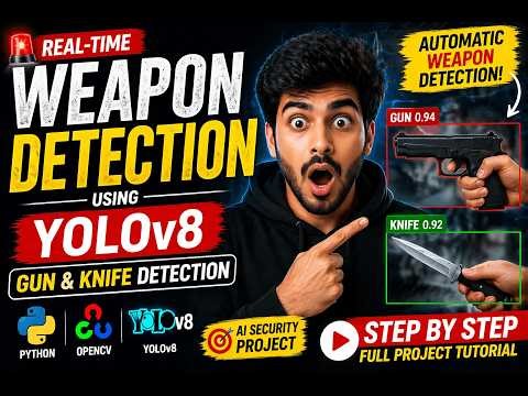 Stop Threats with AI 🚨 | Weapon Detection Using YOLO Explained