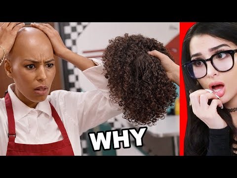 Spoiled Girl Rips Off Waitress Wig