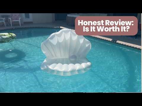 Honest Review: Seashell Pool Float Inflatable Pool Games with Pearl Ball for Mermaid | Worth It?