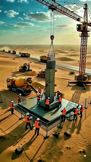 Empty Desert → Beautiful Islamic City 🕌 | AI Construction Transformation
