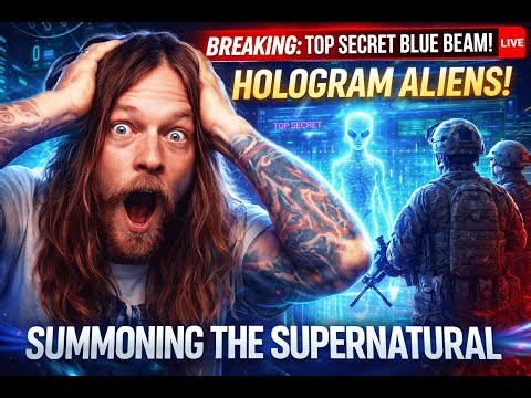 🔴 LIVE: Secret Military Hologram Project? Alien Beings Appearing From “Blue Beam” Technology!