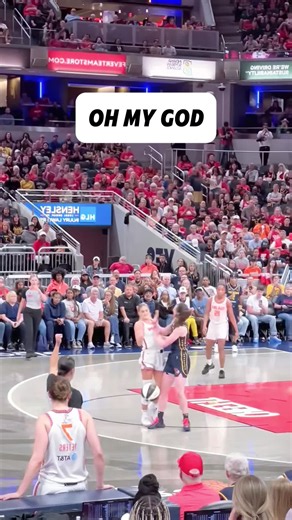 Sophie Cunningham protects Caitlin Clark after hard foul - WNBA highlight