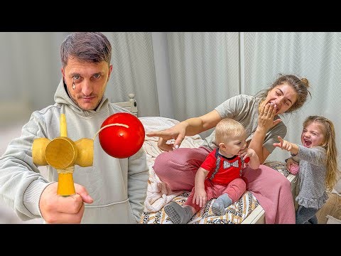 RADU can't ❌DO tricks with Kendama🤪/ How will he?