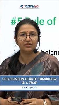 Preparation Starts Tomorrow Is a Trap