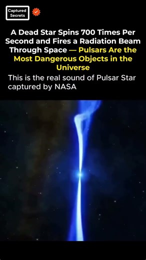 A Dead Star Spins 700 Times Per Second and Fires a Radiation Beam Through Space
