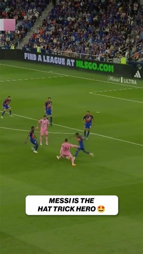 Magnificent Messi 🎩 #messi #hattrick #intermiami