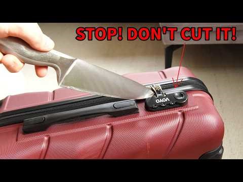 How To Easy Unlock Forgotten Suitcase DIAL Lock password