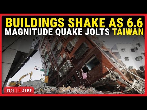 Taiwan Rattled By 6.6 Magnitude Earthquake | 2nd Powerful Jolt In 3 Days | Taipei