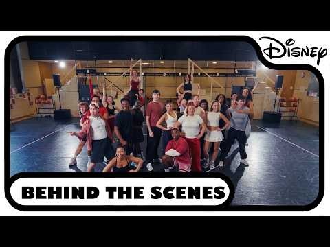 High School Musical Cast Rehearse "We're All In This Together" 🎤 | Exclusive Look @DisneyClubUK