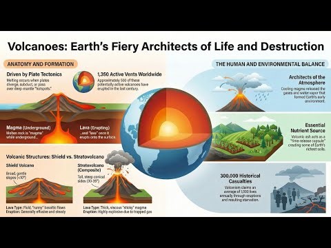 🌋 "Volcano Eruption Explained | How Lava Explodes from Earth!"🔥 "What is a Volcano? #viral#trending
