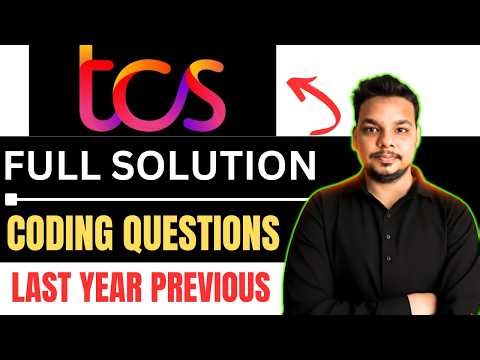 Actual TCS NQT Coding Question Asked | TCS Coding Question Solution |TCS NQT Coding Preparation 2026