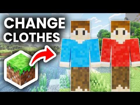How To Change Your Minecraft Skin Clothes - Full Guide