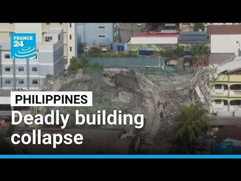 Philippines: Deadly building collapse traps workers in Manila • FRANCE 24 English