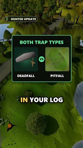 Build Hunter traps straight from your log basket | OSRS Tip #008
