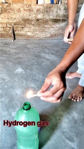 Hydrogen gas Vs fire amazing experiment #hydrogengas #fire #amazing #shortvideo