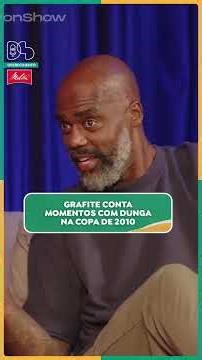 Grafite lembra bronca do Dunga durante a Copa do Mundo de 2010