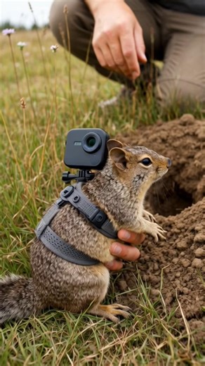 "I Attached a Camera to a Ground Squirrel - The Underground Footage Is INSANE"