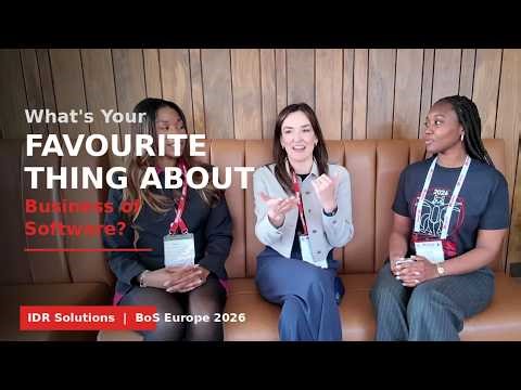 What is Your Favourite Thing About Business of Software? | BoS Europe 2026