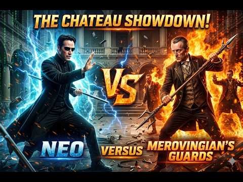 The Matrix Reloaded - Neo vs. The Merovingian’s Guards (Chateau Fight Scene)