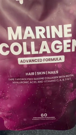 SYNKD Marine Collagen Gummies for Women | High Strength Hydrolysed Marine Collagen with Vitamin C, Biotin & Hyaluronic Acid | Hair Skin & Nails Support | 60 Gummies | Strawberry Flavour ##toppicks##tiktokmademebuylt##TOPPICKS##dealdrops##tiktokshopping