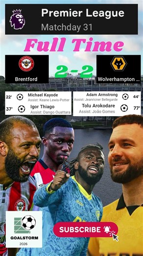 Brentford 2-2 Wolves 😱 Incredible Comeback & Last-Minute Drama! | EPL Highlights #premierleague