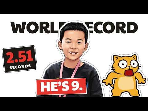 How a 9-Year-Old Solved a Rubik's Cube in 2.51 Seconds