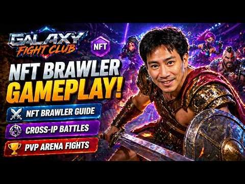 Galaxy Fight Club Gameplay ⚔️ | NFT Brawler Guide + Cross-IP Battles