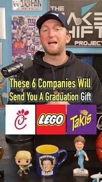 Six Companies That Will Send You A Graduation Gift! #shorts #gift #graduation #school #legos