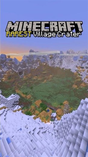 BEST Crater Village Seed (4 VILLAGES!)