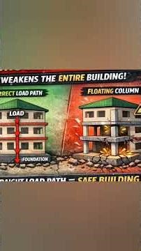floating columns and building failure #structuralengineering #floatingframe #failure #buildingfails