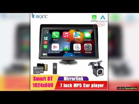 BQCC universal 7 HD Portable car MP5 wireless Android AUTOCarPlay BT Mirrorlink Car Player Remote