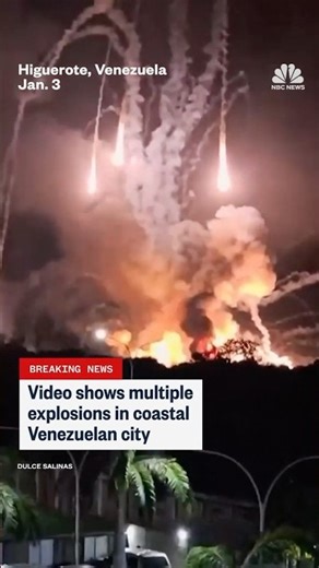 Multiple explosions rock Venezuelan coastal city