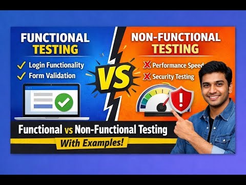 Functional vs Non-Functional Testing | Real Examples | QA Interview Ready