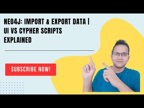 How to Import and Export data in Neo4j