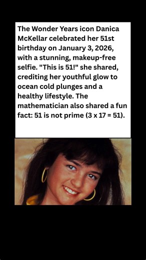 Winnie Cooper at 51! Danica McKellar’s Ageless Secret 🌟✨ #celebrity #news #shorts