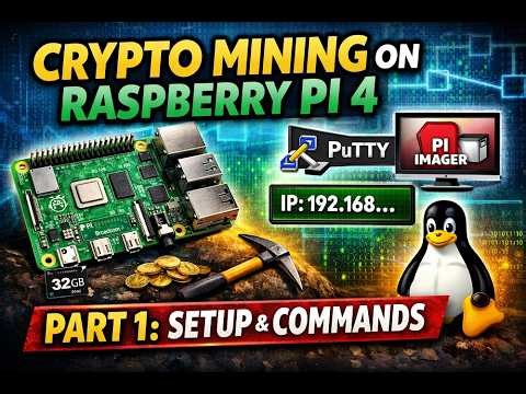 Crypto Mining on a Raspberry Pi 4 (Part 1) – Setup, Pi Imager, PuTTY & First Commands