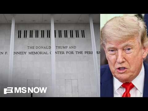 'Everything that Trump touches dies': REACTION to WaPo report Kennedy Center could close ASAP