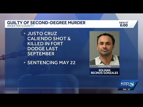 Des Moines man convicted of second-degree murder in Fort Dodge shooting
