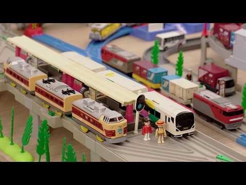 Building Plarail JR Elevated Station Town Train Set Track Layout