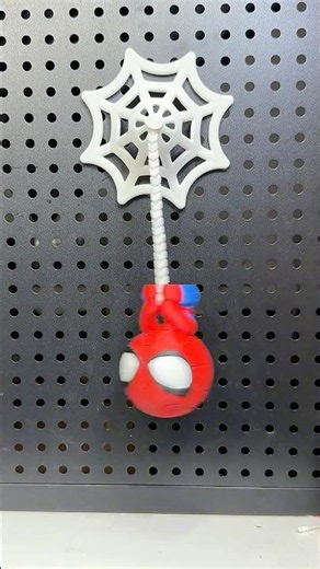 🕷️🙃 MINI Upside Down Spider-Man #3dprinting #3dprinted #snapmakeru1 #spiderman #toys #marvel #diy