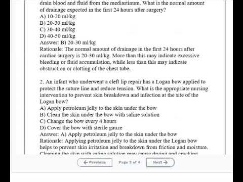 HESI B Post operative care for Infants Review Exam 88% Q & A 2026 (Complete And Verified Study mater