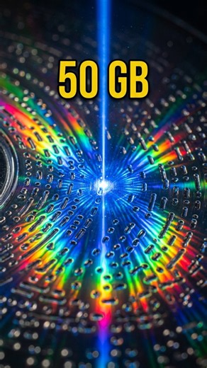 How Blue Lasers Store 50GB on ONE Disc! 💿⚡ #shorts #facts #tech
