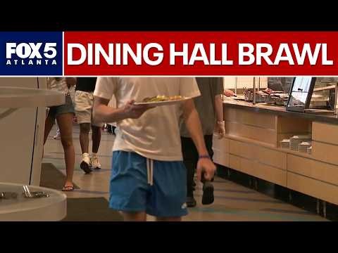 Downtown Atlanta brawl erupts inside campus hall | FOX 5 News