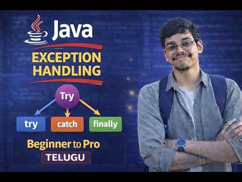 Java Exceptions Explained Clearly 💡 | Beginner to Pro | Telugu