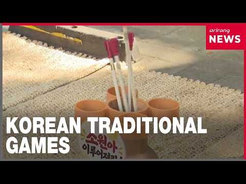 Korean traditional games turning back the clock for senior citizens during Chuseok
