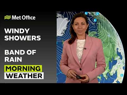 24/03/2026 - Wet and windy - Morning Weather Forecast UK – Met Office Weather