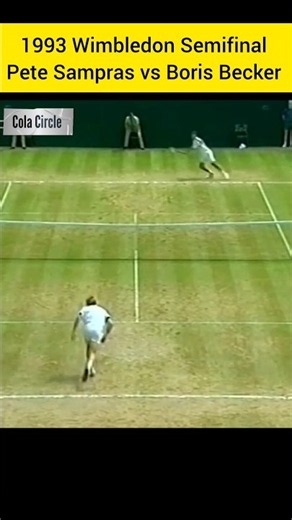1993 Wimbledon Semifinal -Pete Sampras vs Boris Becker