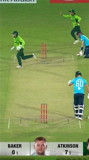 Arafat game from start to finish💫He fittingly fires in the direct hit to seal the win🎯#PAKvENG MZS1K